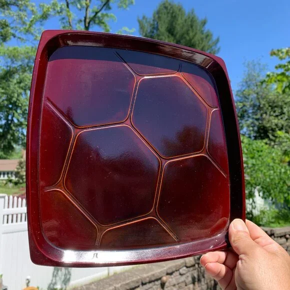 Vtg Japanese Serving Trays Trinket 2pc Set - Picture 2 of 8